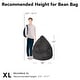 preview thumbnail 24 of 28, Sitting Point Faux Fur Large Fluffy Bean Bag