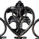 preview thumbnail 7 of 6, Brown Iron Traditional Wall Decor 28 x 21 x 1 - 21 x 1 x 28