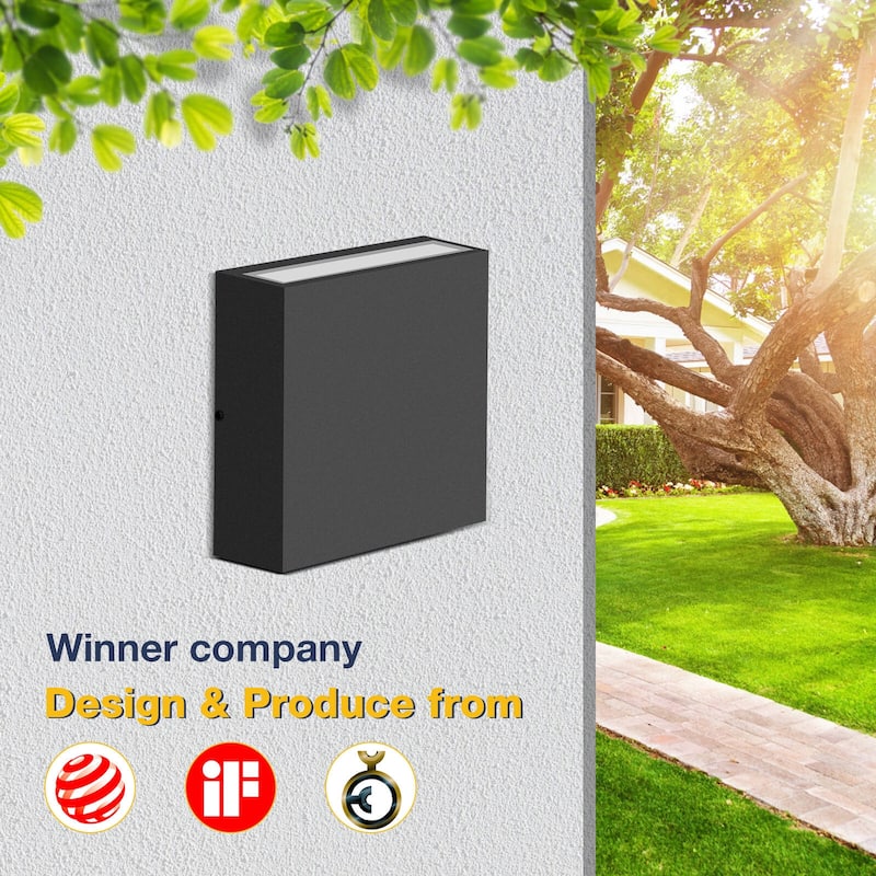 Outdoor Wall Light LED Lamp Sconce Lantern 6W 360Lm