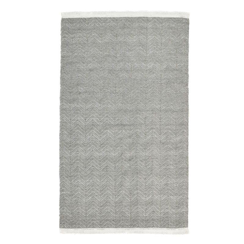 Miller Handwoven Indoor Outdoor Area Rugs by Kosas Home - 2 x 3 - Light Grey