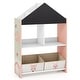 preview thumbnail 15 of 19, Playhouse Kids Bookshelf with Chalkboard and Whiteboard for 3-6 Years-Gray