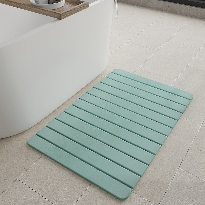 Diatomite Quick Dry Stone Large Wide 35" x 24" Bath Mat