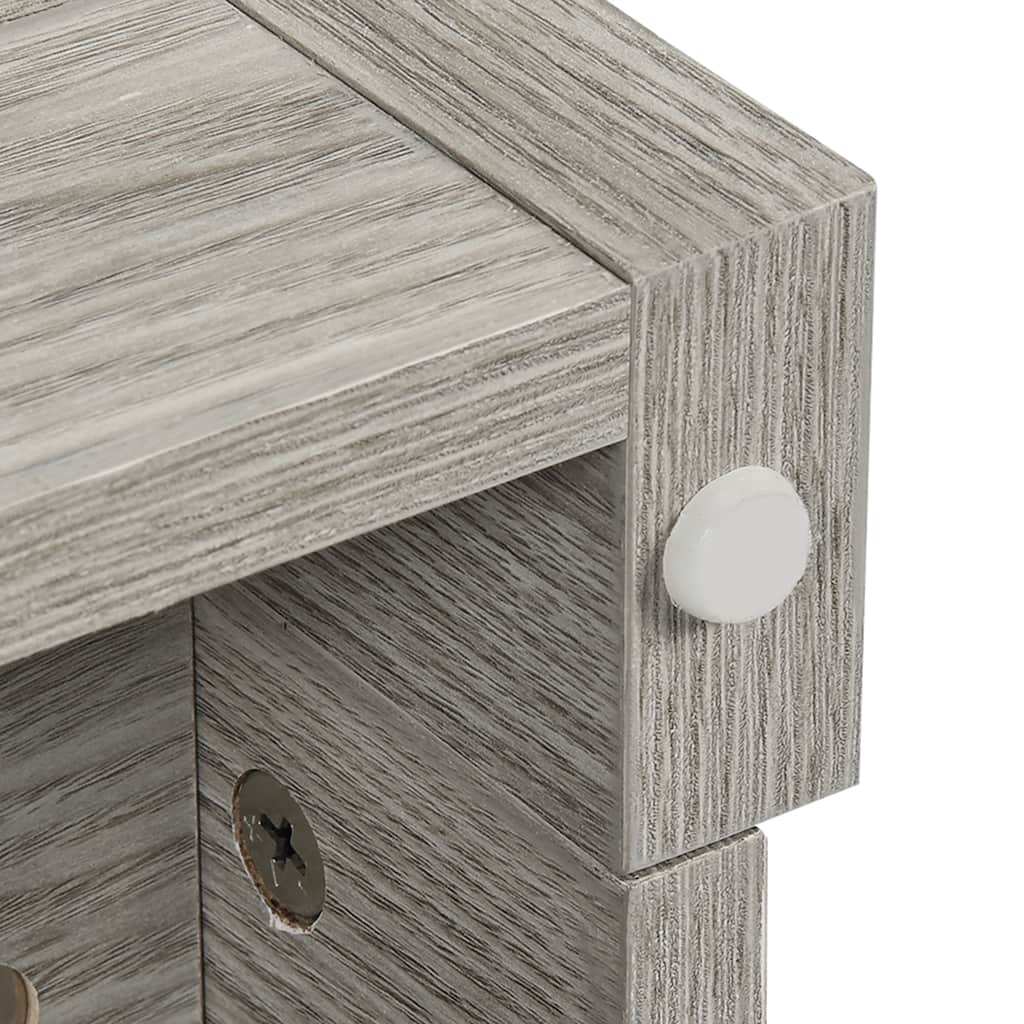 Moasis Large Hidden Cat Litter Box Enclosure Furniture with Shelves and Charge Socket