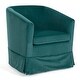 preview thumbnail 6 of 4, 27.36" Wide Modern Swivel Chairs Upholstery Accent Barrel Sofa Chairs For Bedroom Living Room Office Apartment