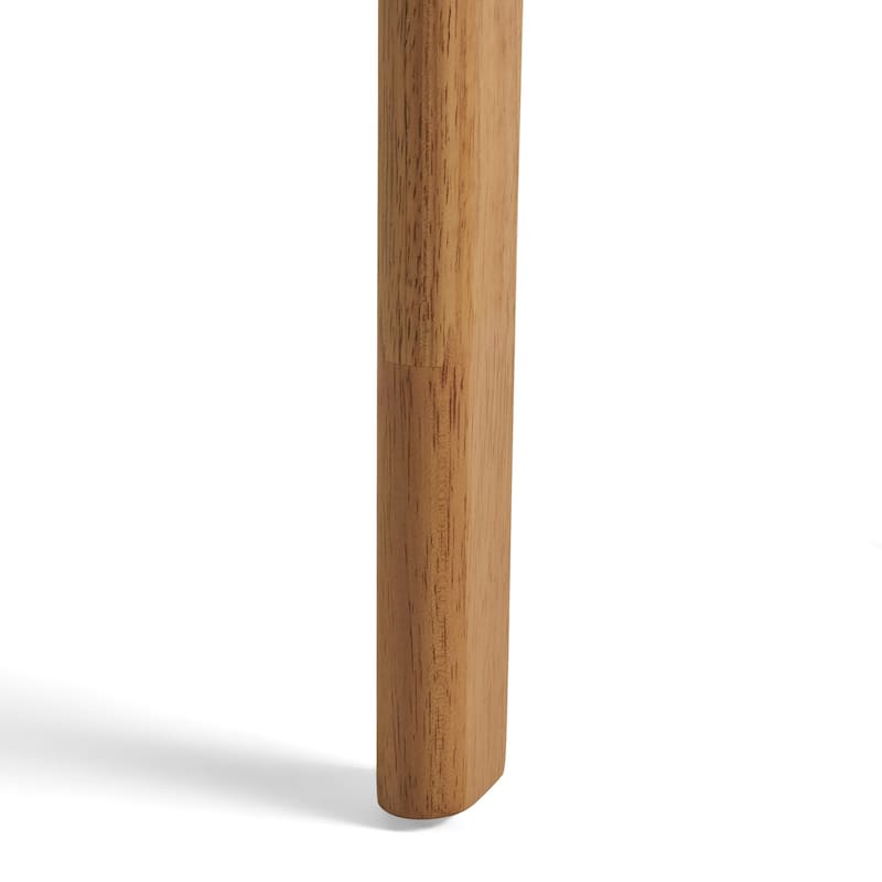 Christopher Knight Home - Mid-Century 5-Piece Set Wood Dining Table Set with 4 Upholstered Arm Chairs