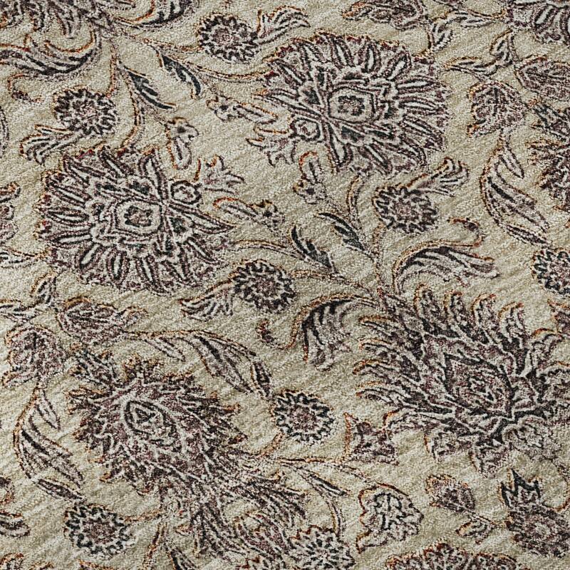 Premium Washable Super Soft Floral Borderless Mayfield Rug