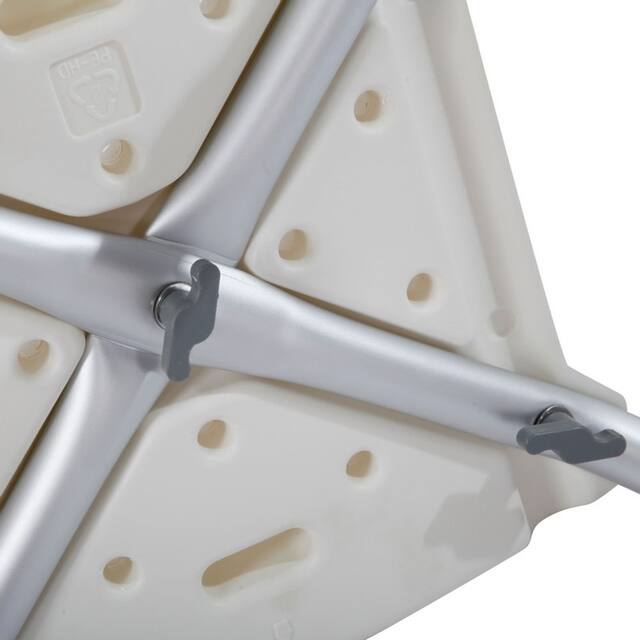 1.35MM Simple Bath Chair White/Gray/Blue