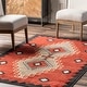 preview thumbnail 29 of 28, Nuloom Imelda SpinClean Aztec Machine Washable Area Rug