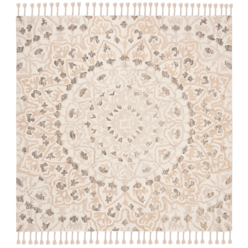 SAFAVIEH Handmade Blossom Misaki Modern Floral Wool Rug