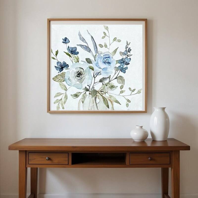 HomeRoots Set Of Two Petite And Sweet Brown Framed Wall Art - 10.00 in. x 12.00 in.  x 1.00 in.