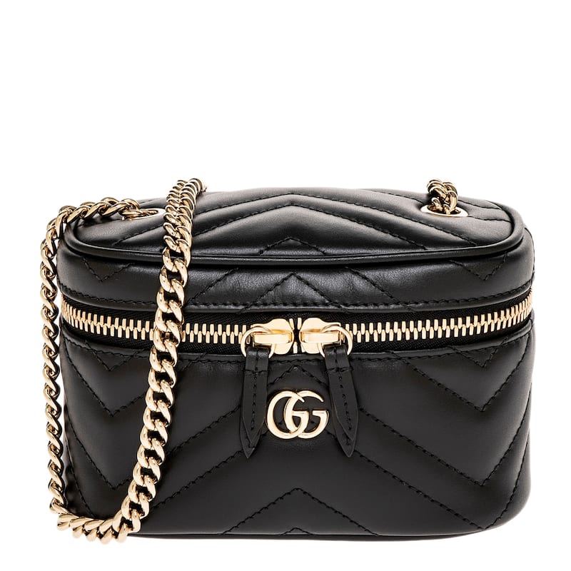 Gucci GG Marmont Nano Vanity Bag - Black