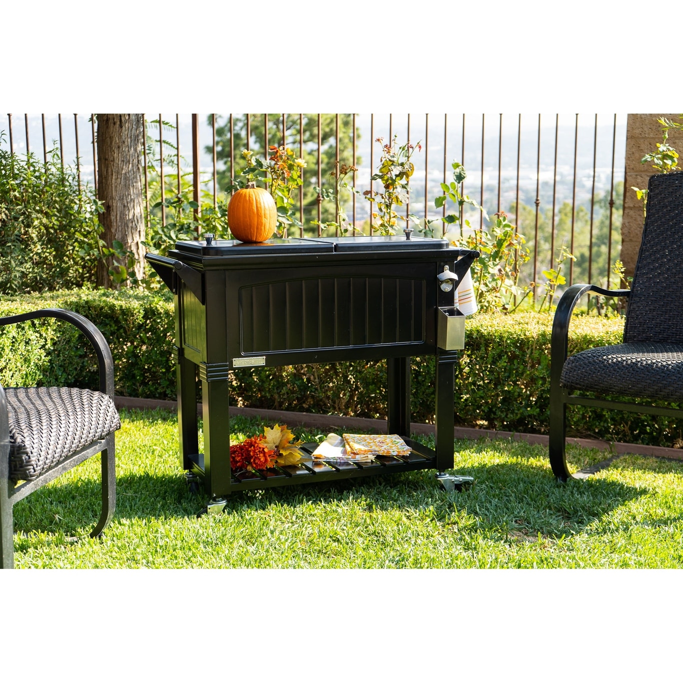 Permasteel 80 Pepsi Antique Patio Rolling Cooler For Sale Online