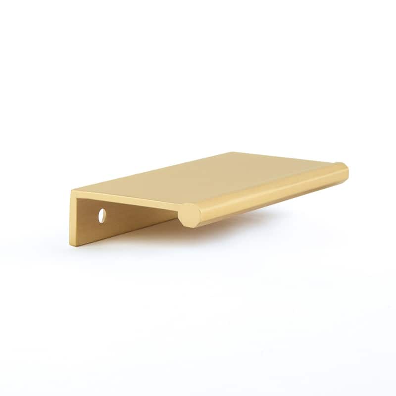 Schaub and Company 10020 Baker 3" Center to Center Solid Metal 4-1/4" - Satin Brass