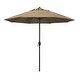 preview thumbnail 80 of 89, North Bend 9-foot Auto-tilt Round Sunbrella Patio Umbrella by Havenside Home Heather Beige