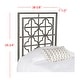 preview thumbnail 3 of 1, SAFAVIEH Lucina French Antique Iron Metal Quatrefoil Headboard (Twin)