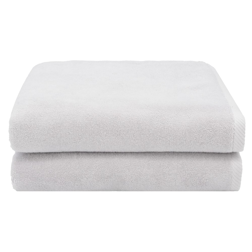 Authentic Hotel and Spa 100% Turkish Cotton Ediree Bath Towels - Set of 2
