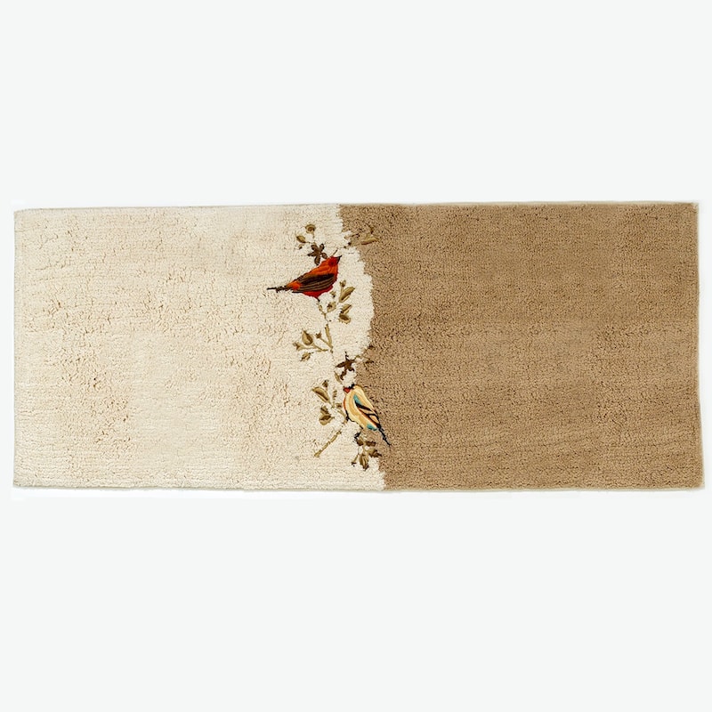 Avanti Linens Gilded Birds Double-Vanity Rug