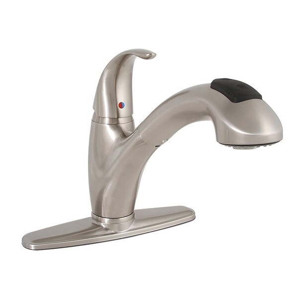 Shop Premier 120289LF Sanibel Single-Handle Pull-Out Kitchen Faucet Brushed Nickel - Brushed ...