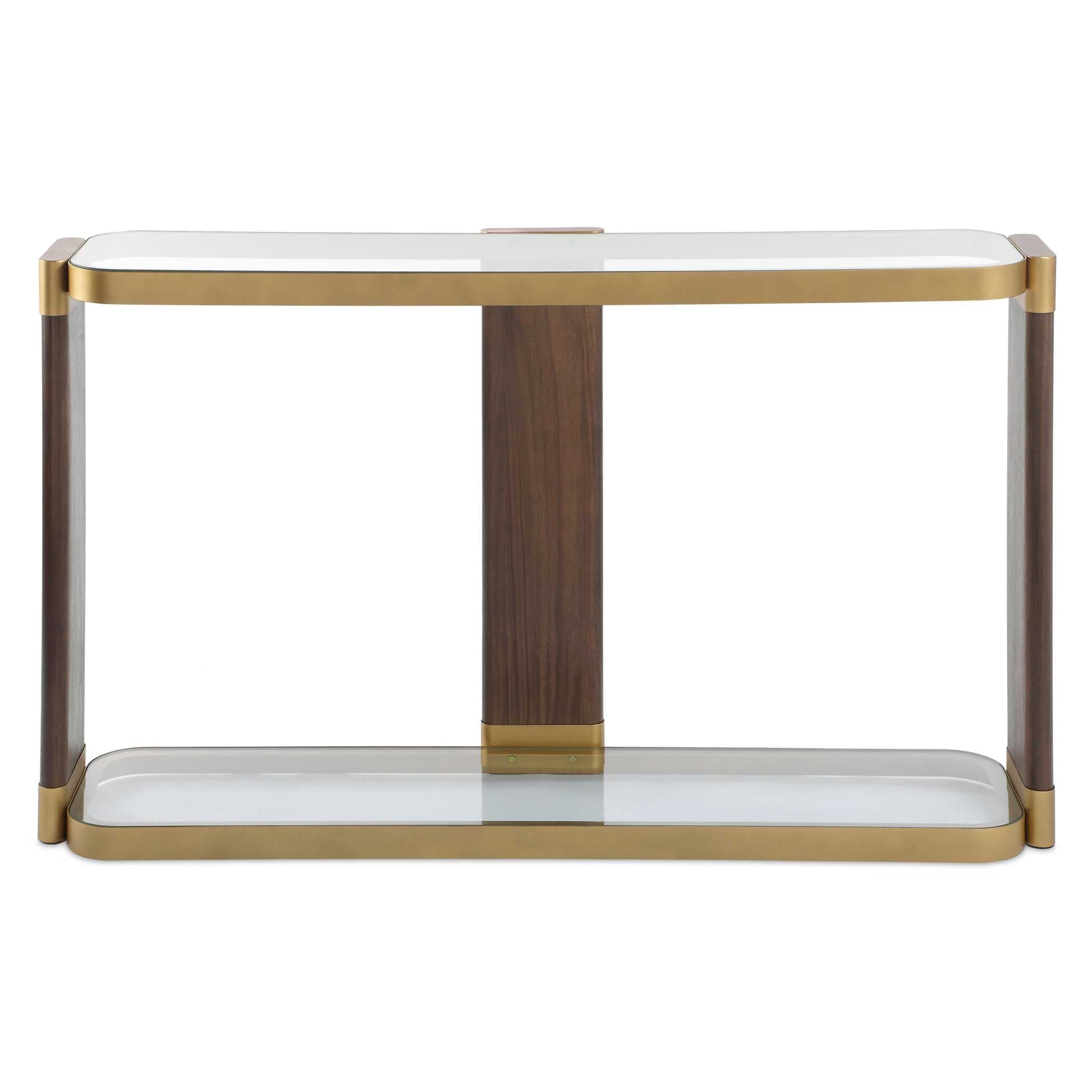 Uttermost Ryles Glass Console Table