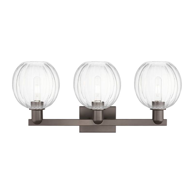 Innovations Lighting Downtown Urban - Preston - 3 Light 26" Globe Shade Bath Vanity Light
