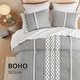 preview thumbnail 13 of 24, INK+IVY Imani Cotton Printed Comforter Set with Chenille
