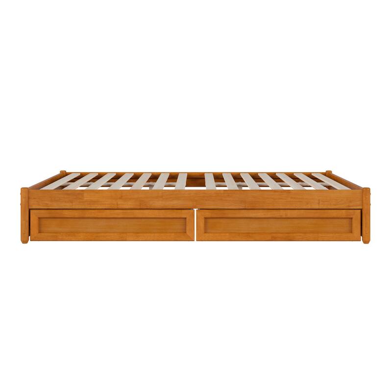 Barcelona Panel Platform Bed with Storage Drawers
