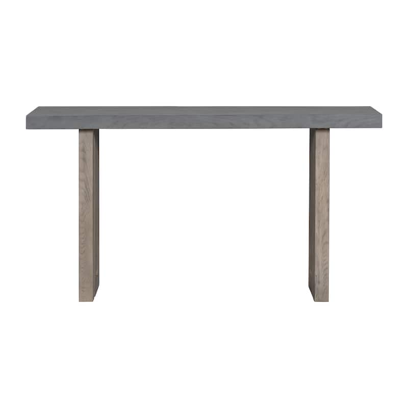 Console Table with Distinctive Side Shapes