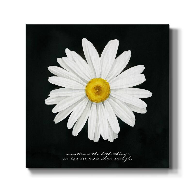 Delicate Daisy I-Premium Gallery Wrapped Canvas - Ready to Hang - 10X10