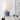 JONATHAN Y Ronald 21" Ceramic LED Table Lamp, Navy