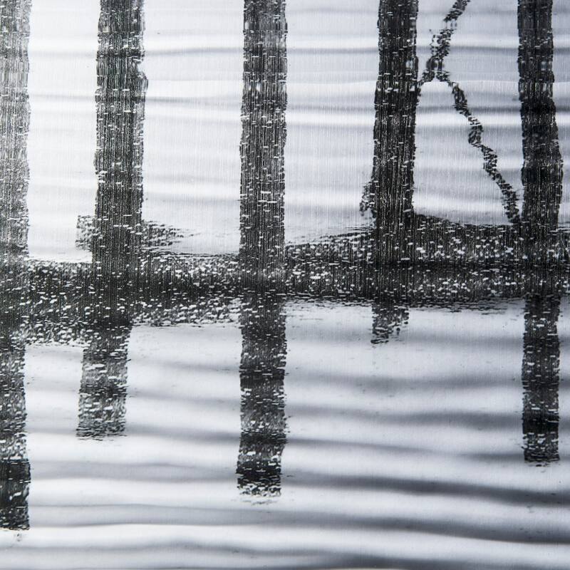 U Bein Bridge by Mercana Studio a Hand Embellished Textured Framed Photo Art Print Matted under Glas