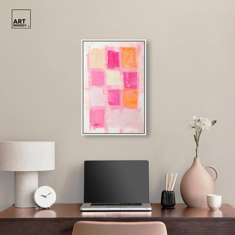 Color Squares I Canvas by Art Remedy