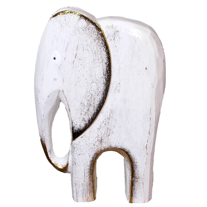 Handcarved Bali Elephant Figurine