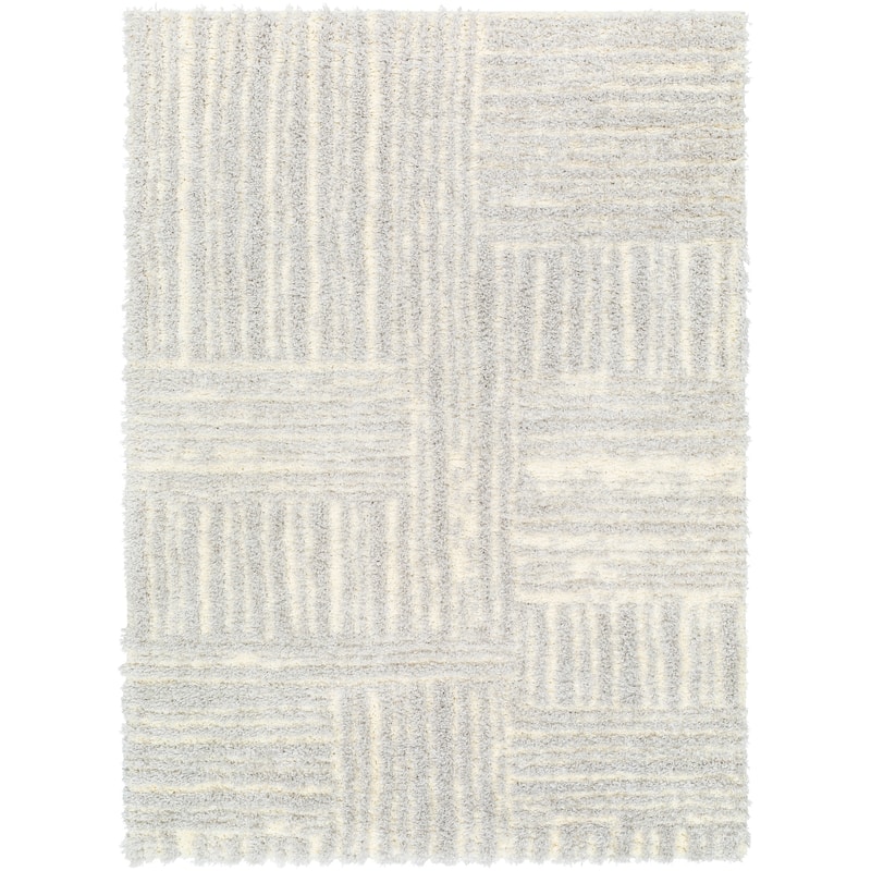 Livabliss Everton Mod Stripes Plush Area Rug