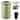 Open Top Trash Can, Stainless Steel Round Garbage Bin with Inner Bucket