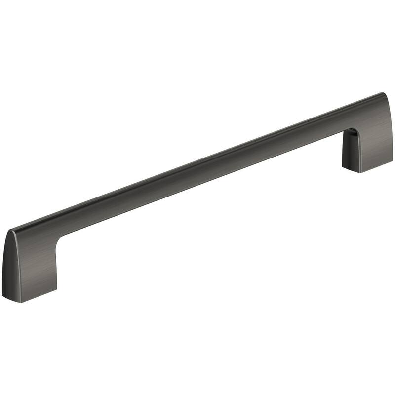 Amerock BP55490 Riva 10-1/16" Center to Center Handle Cabinet Pull - Graphite