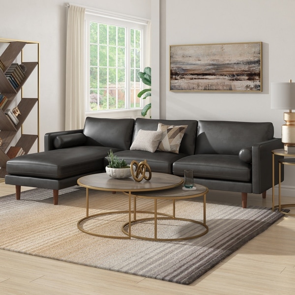 Faux leather modular shop sofa