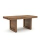 preview thumbnail 4 of 4, Furniture of America Anaisha Rustic Solid Wood 68-inch Dining Table - Natural