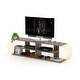 preview thumbnail 7 of 15, DiscountWorld Caitlyn TV Unit Walnut-Yellow