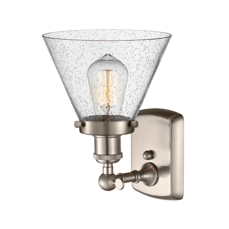 Innovations Lighting Large Cone 8" Wide Bathroom Sconce