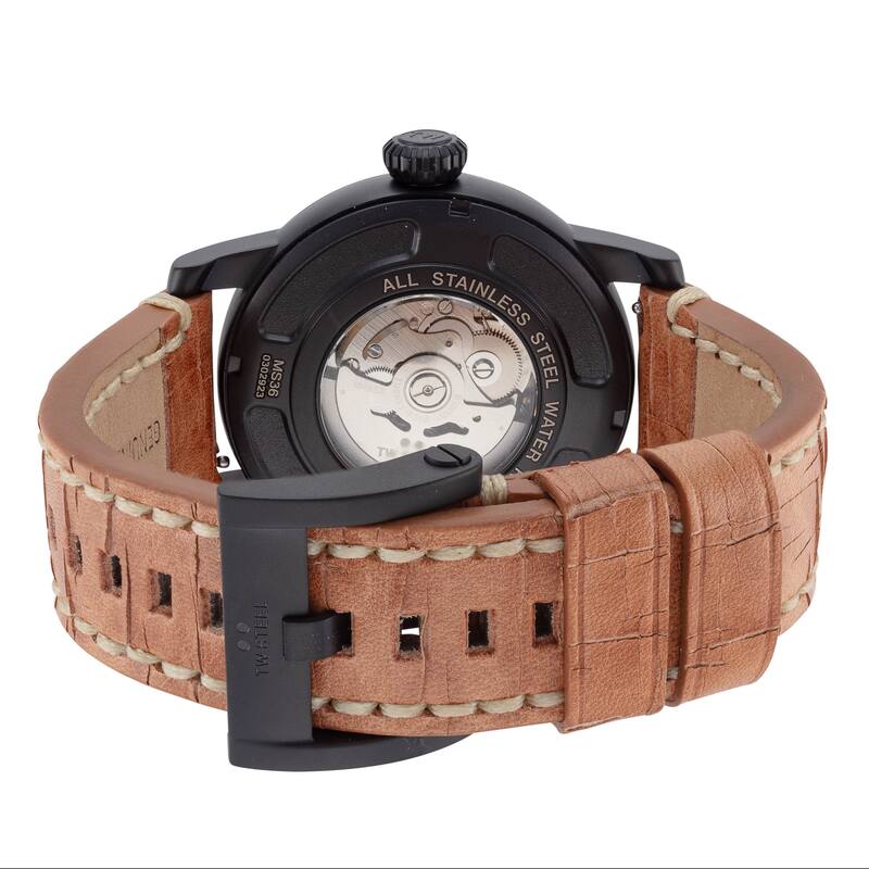 TW Steel Men's Maverick 48mm Automatic Watch TWS-MS36 - Black - N/A