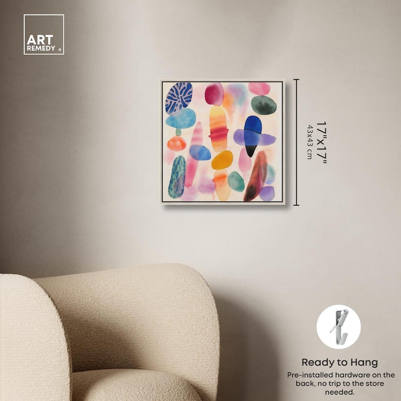 Dissolving Hues Canvas by Art Remedy