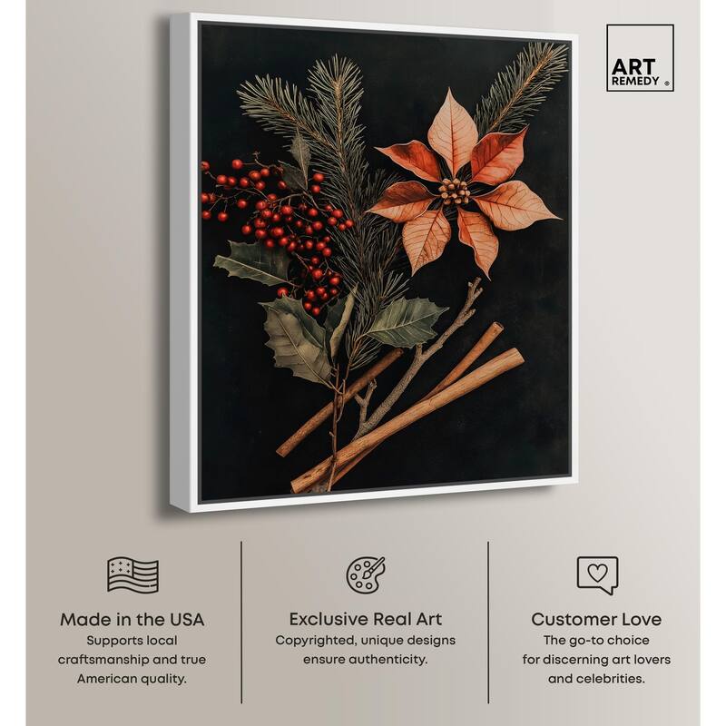 Hearth Flora Canvas by Art Remedy