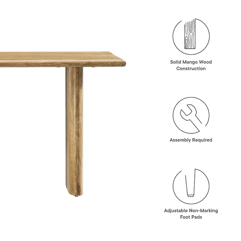 Amistad 46" Wood Bench