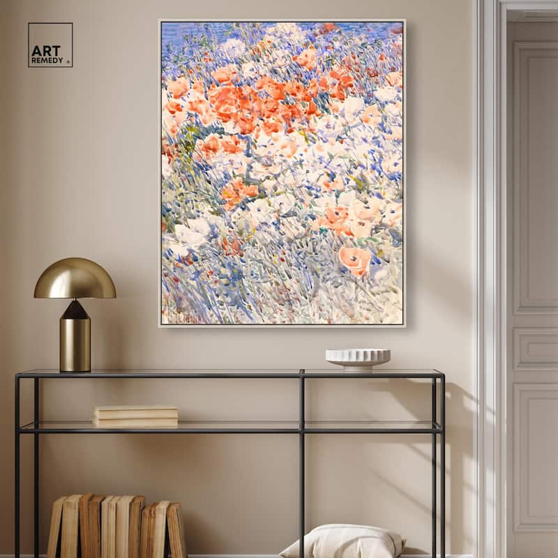 Island Garden by Childe Hassam Canvas by Art Remedy