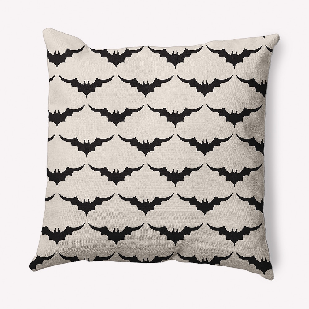 Bat Colony Halloween Indoor/Outdoor Throw Pillow