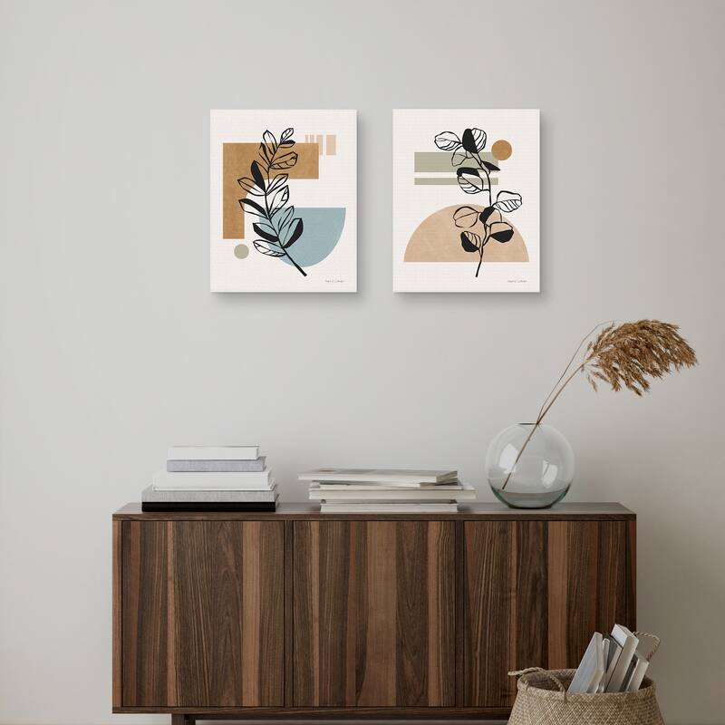 Scandi Farmhouse I, Scandi Farmhouse II by Meghan Gallagher Canvas Art Prints
