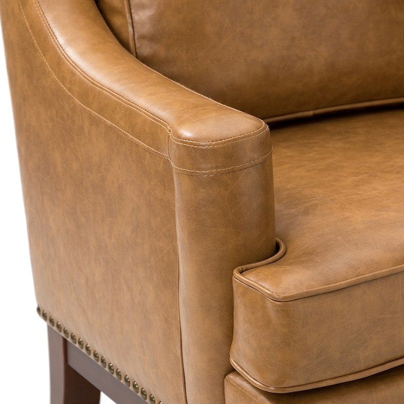 Etienne Comfy Living Room Armchair with Apron Design by HULALA HOME