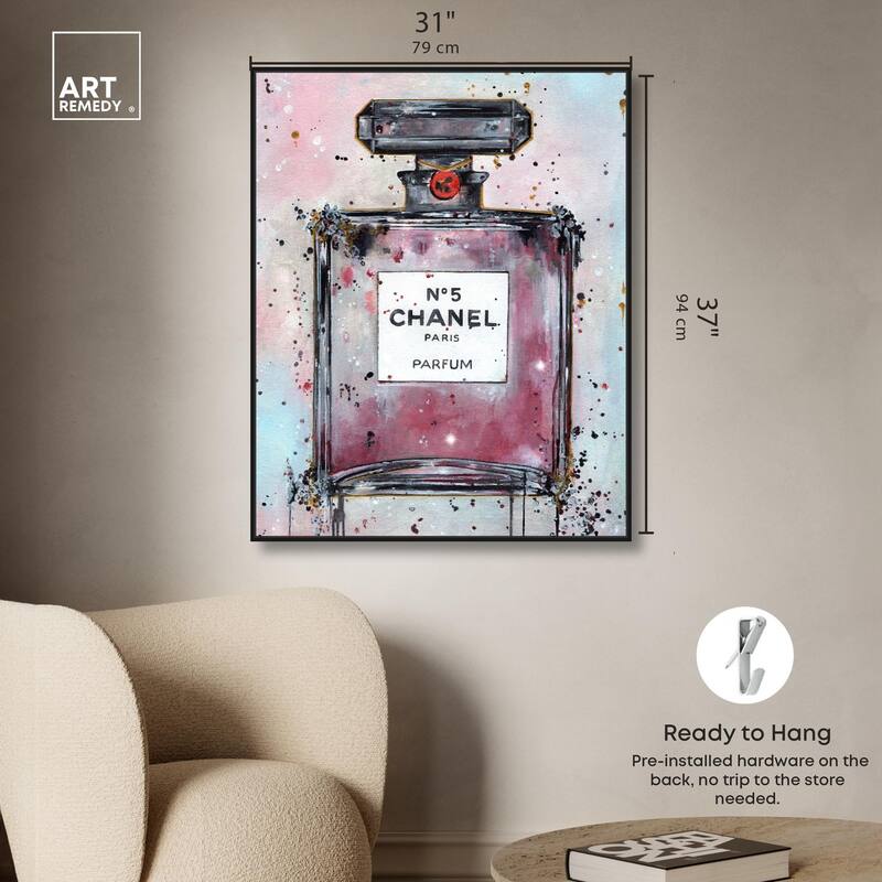 Doll Memories - Abstract Perfume Canvas by Art Remedy