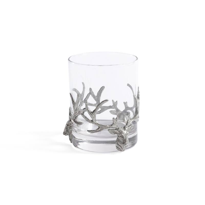 St. Anton Pewter & Glass Rock Glass