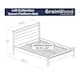 Grain Wood Furniture Solid Wood Loft Platform Bed